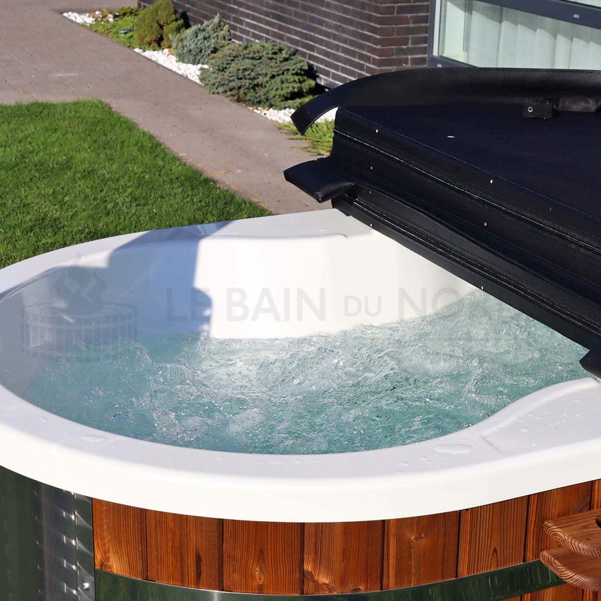 Bain Nordique Ofuro 1-2 personnes avec poêle interne – Image 10