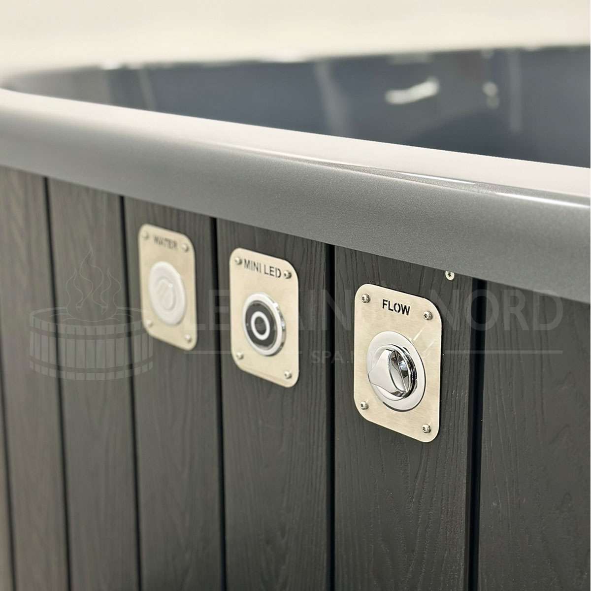Bain Nordique carré de 200x200cm pour 8-10 personnes sans poêle – Image 4