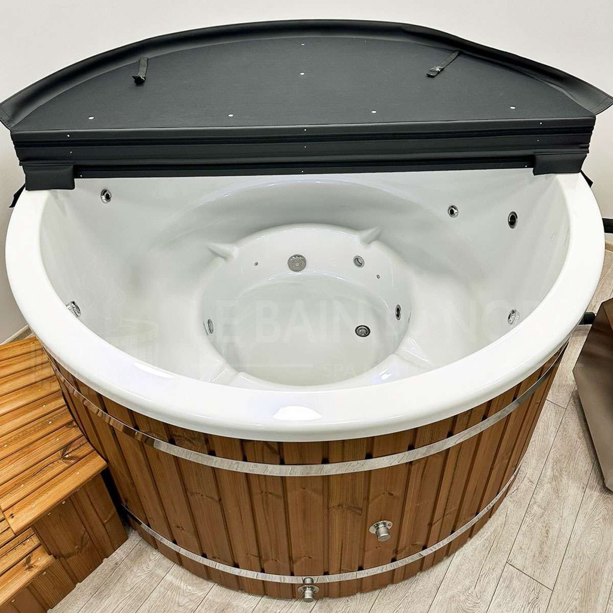 Bain Nordique rond de 200cm pour 5-6 personnes SANS poêle – Image 4
